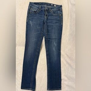 Miss Me Dark Blue Skinny Jeans